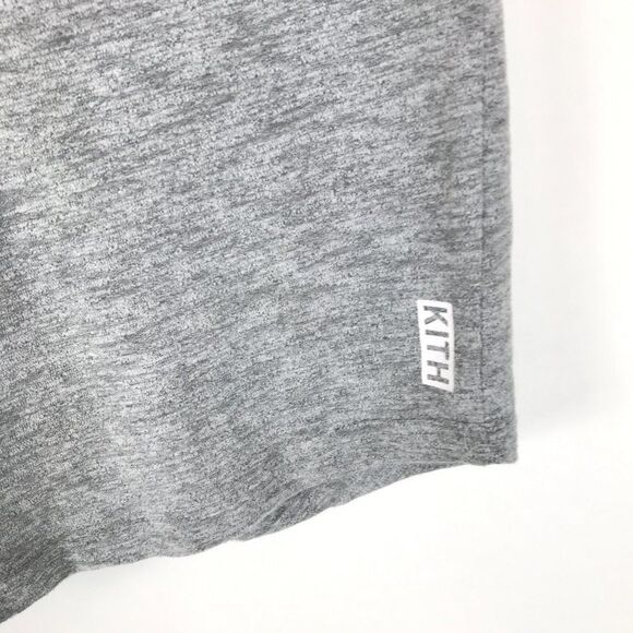 KITH Active Longline Tank Top Women’s Large Gray Sleeveless Stretch Knit Gym - Picture 2 of 10